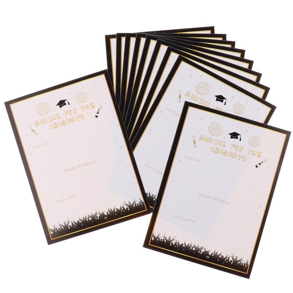 10 Pieces Graduation Question and Answer Game Graduation Season Game Cards