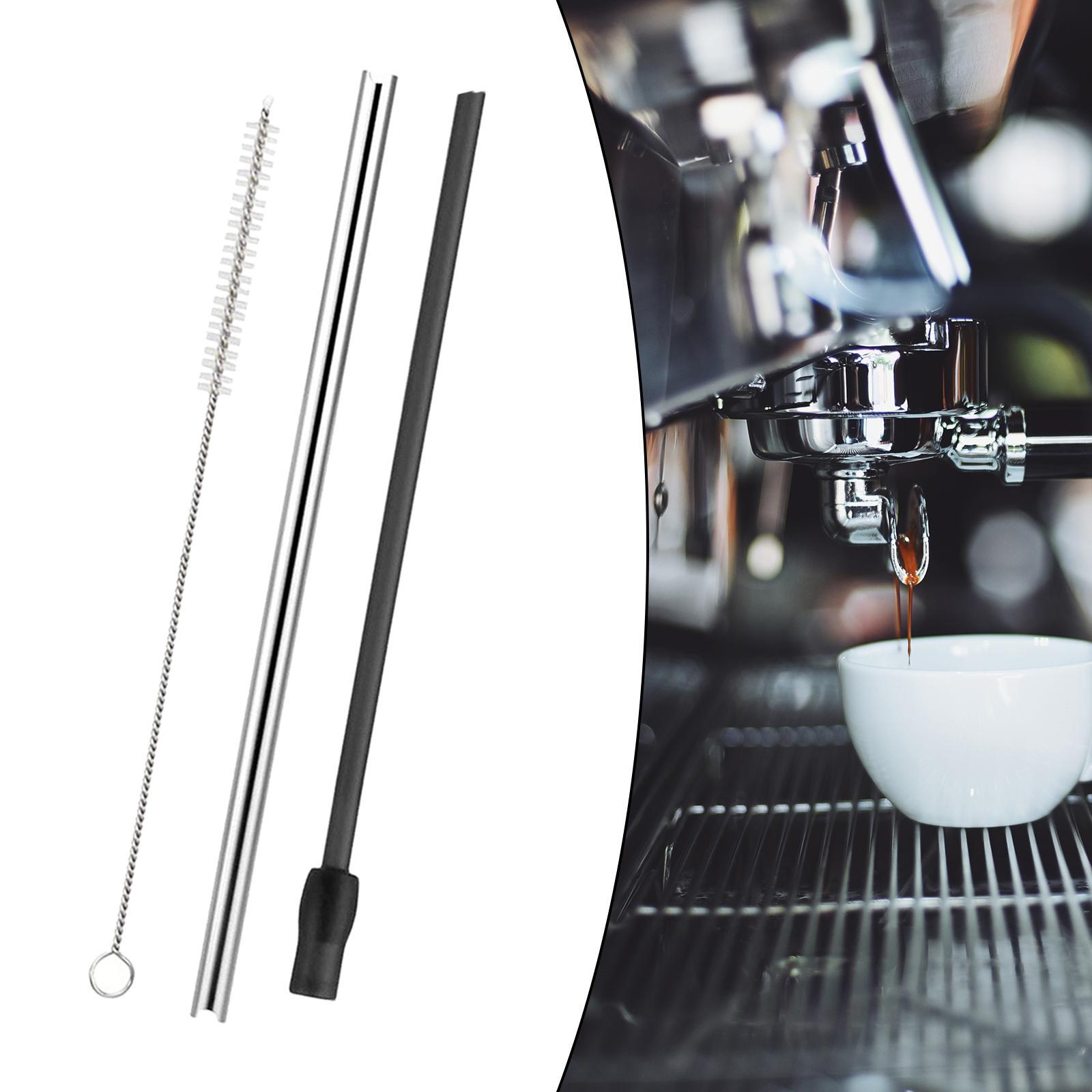 3 Pieces Replacement Milk Hose and Cleaning Brush Set for Coffee Machine