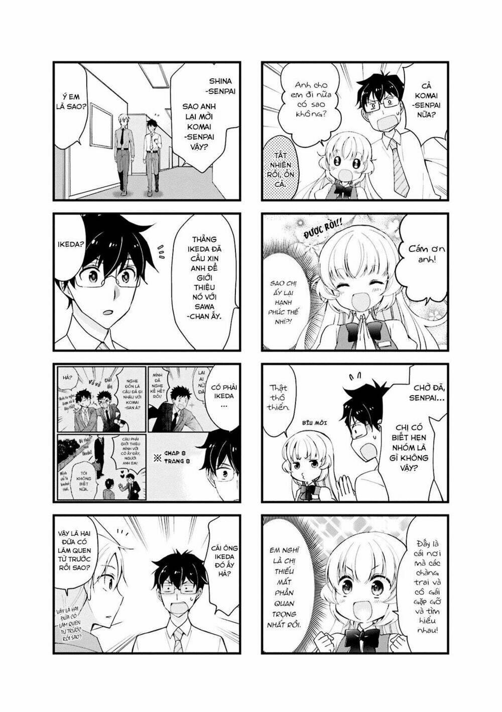 senpai nhỏ nhắn của tôi rất dễ thương chapter 13 4