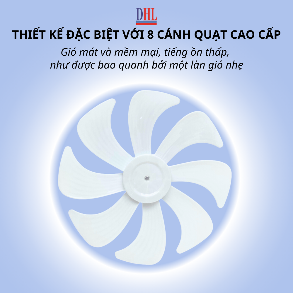 Quạt điện lửng Mitomo FCE-60HEV, công suất 60W mạnh mẽ, động cơ dây đồng - hàng chính hãng bảo hành 2 năm