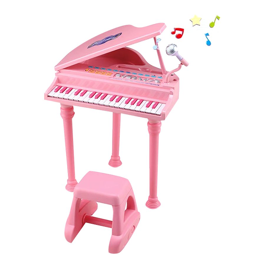 Đàn Piano Cổ Điển Kèm Mic Winfun 2045 (Hồng)