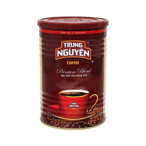 Cà phê Premium Blend Trung Nguyên Legend - Rang Xay (Arabica, Robusta, Excelsa, Catimor) - Lon 425gr