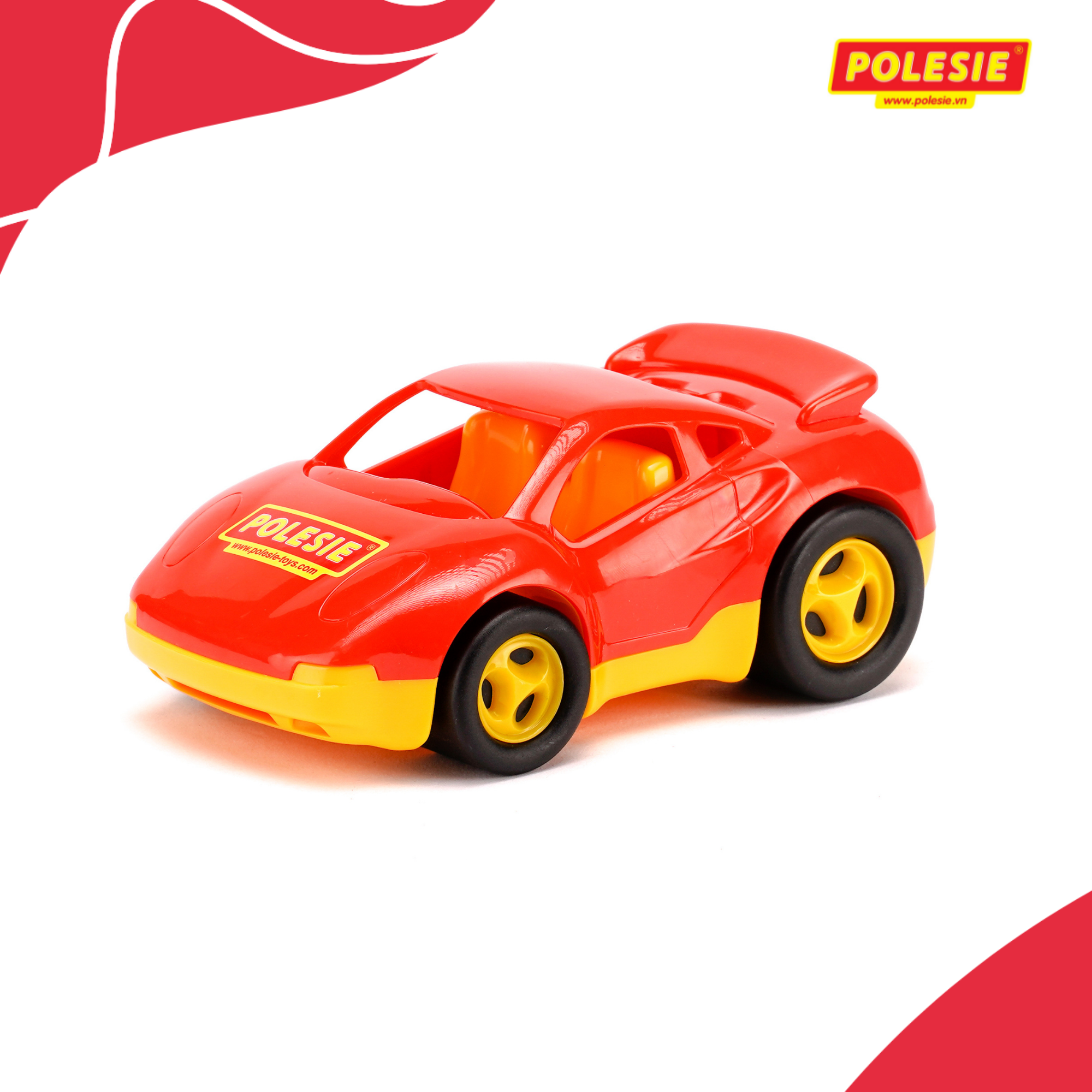 Đồ Chơi Xe Đua Virage, Đồ Chơi Nhập Khẩu Châu Âu, An Toàn, Phát Triển Tư Duy Sáng Tạo Cho Bé - Polesie Toys (Đỏ mận) 35127