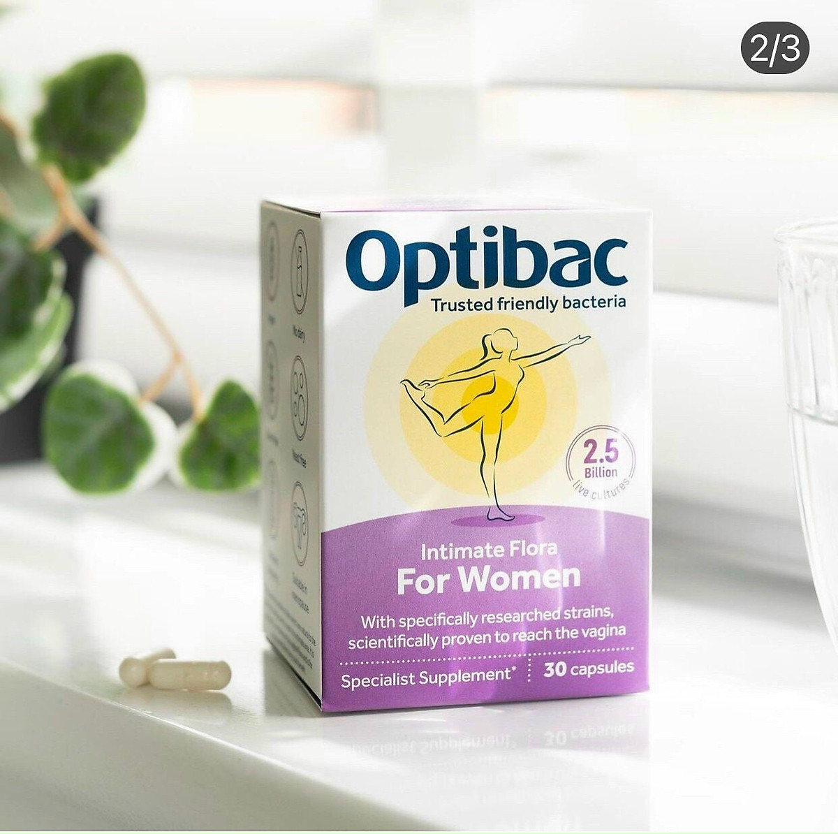 Men vi sinh Optibac 30 viên bảo vệ sức khỏe cho phụ nữ