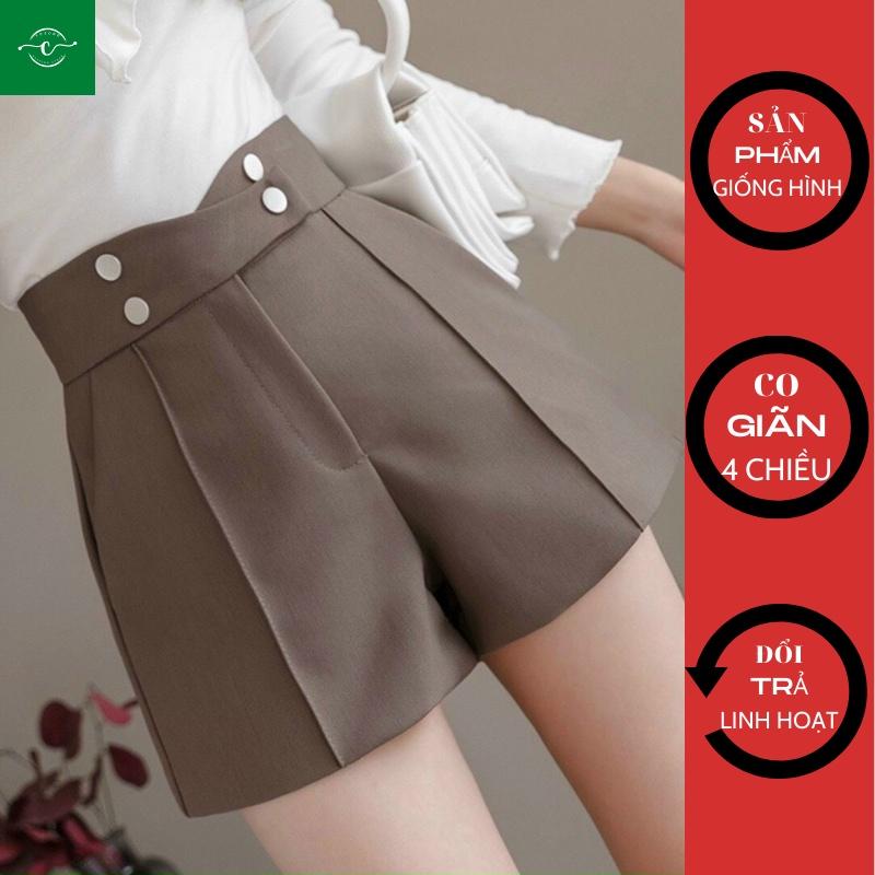 Quần short nữ cạp cao siêu hot, short nữ lưng cao, Quần Đùi VOZODO 14