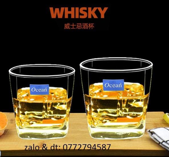 Ly Thủy Tinh Ocean Plaza Rock 195ml B11007 ; 295ml B11010 ; Nhập Khẩu Thái Lan