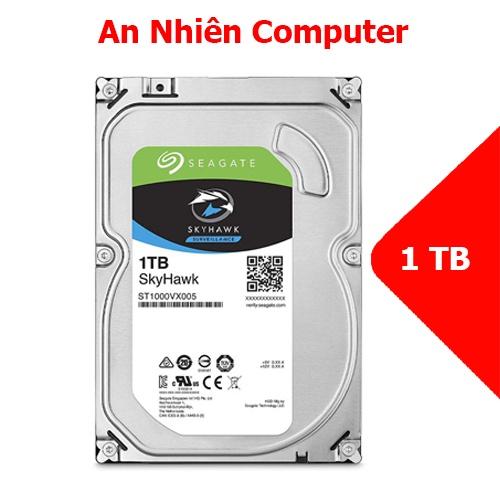 Ổ cứng HDD 3.5&quot; Seagate Barracuda - SKyhawk 1TB SATA 7200RPM- Chính Hãng - Bảo Hành 24 Tháng 1 đổi 1- Refurbished