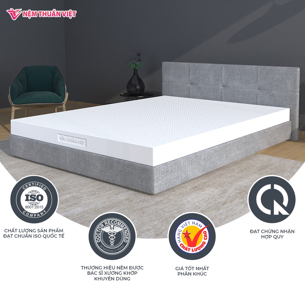 Nệm Cao Su Thuần Việt Legacy Định Hình, Nâng Đỡ Cơ Thể Vượt Trội