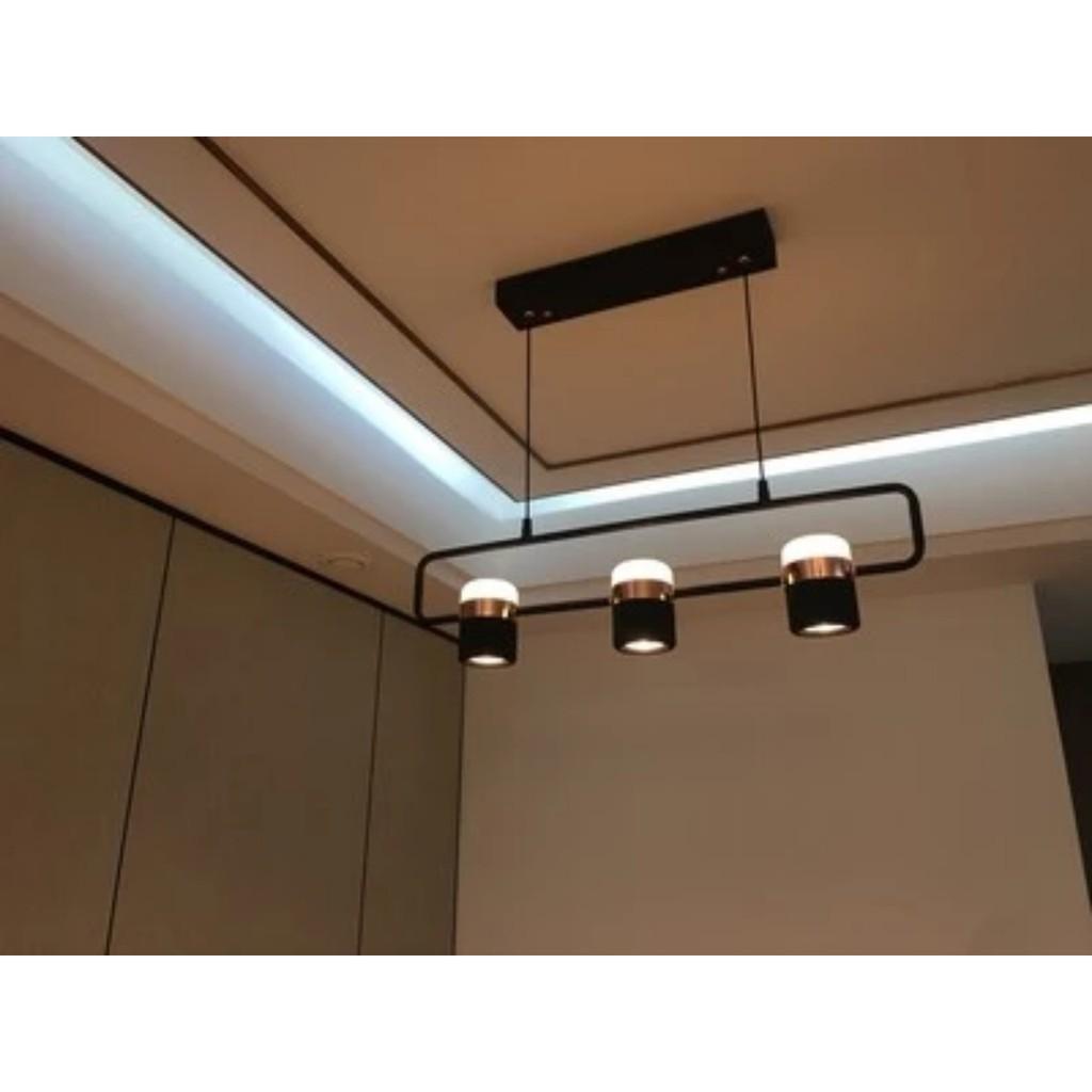 Đèn thả decor trang trí bàn ăn bàn đảo phong cách Bắc Âu sang trọng độc đào có tích hợp led HL902-3