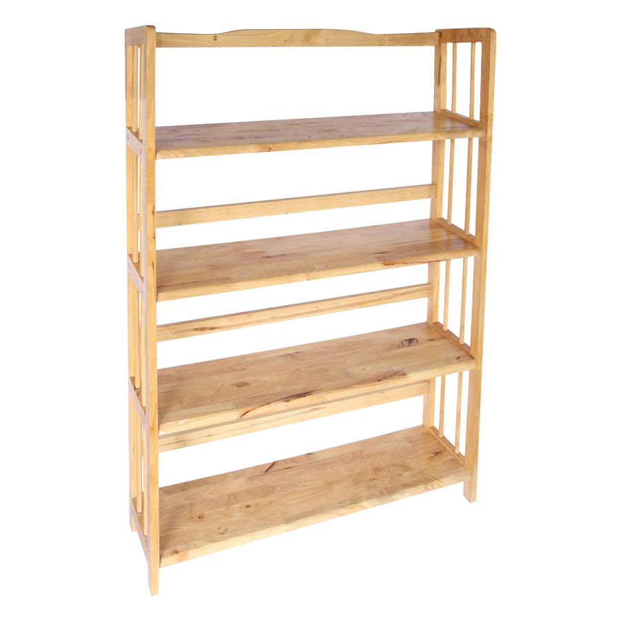 Kệ Sách Đứng 4 Tầng Phương Lâm - Màu Tự Nhiên