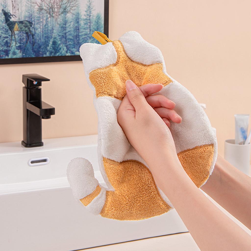 Towel Bath Washcloth Face Towels for Bathroom Yellow