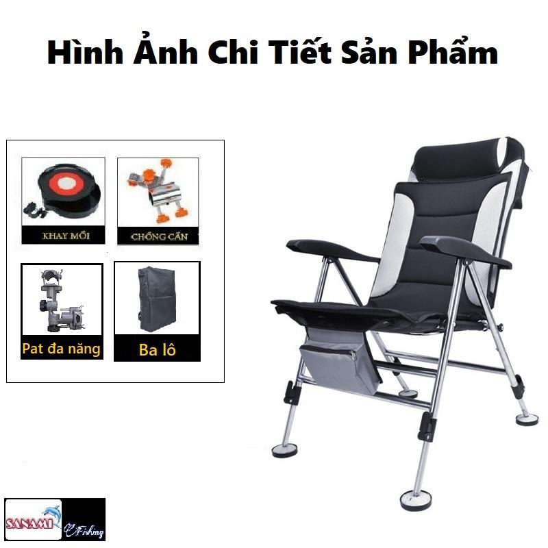 Ghế Câu Đài Địa Hình Săn Hàng SKK31 Cao Cấp Dễ Dàng Điều Chỉnh Và Mang Theo - Sanami Fishing Store