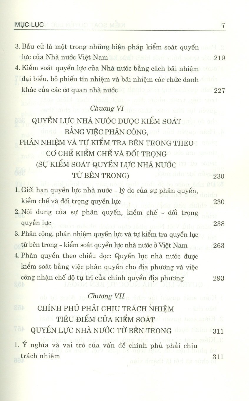 Kiểm Soát Quyền Lực Nhà Nước (Sách tham khảo, tái bản có sửa chữa, bổ sung)