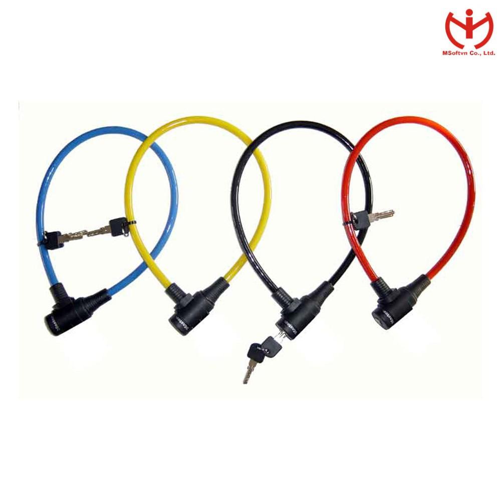 Khóa xe đạp Master Lock 8169 DPRO thân dây cáp dài 65cm đường kính 8mm dùng chìa - MSOFT