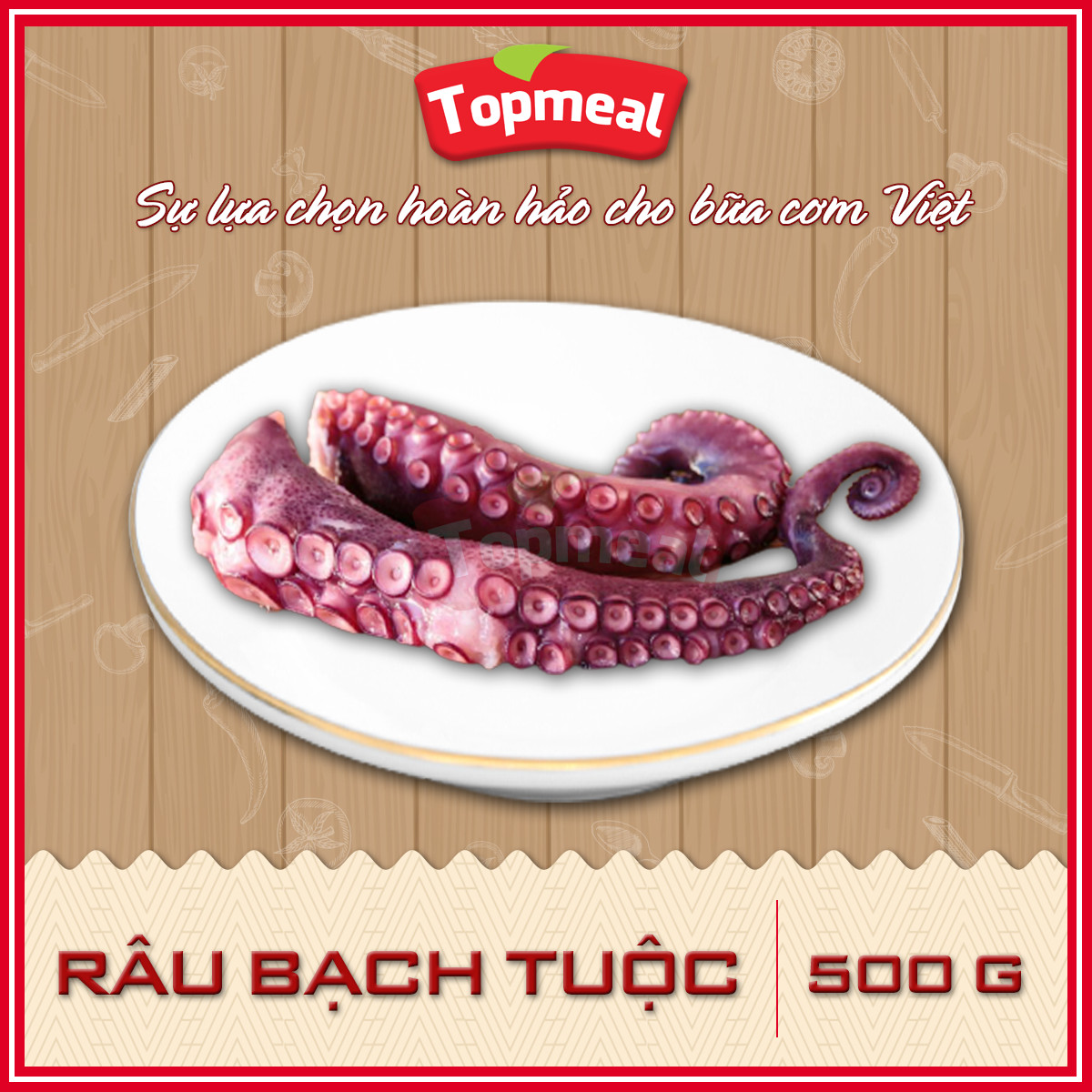 HCM - Râu bạch tuộc - Thích hợp với các món sốt, xào, nướng, shasimi,... -
