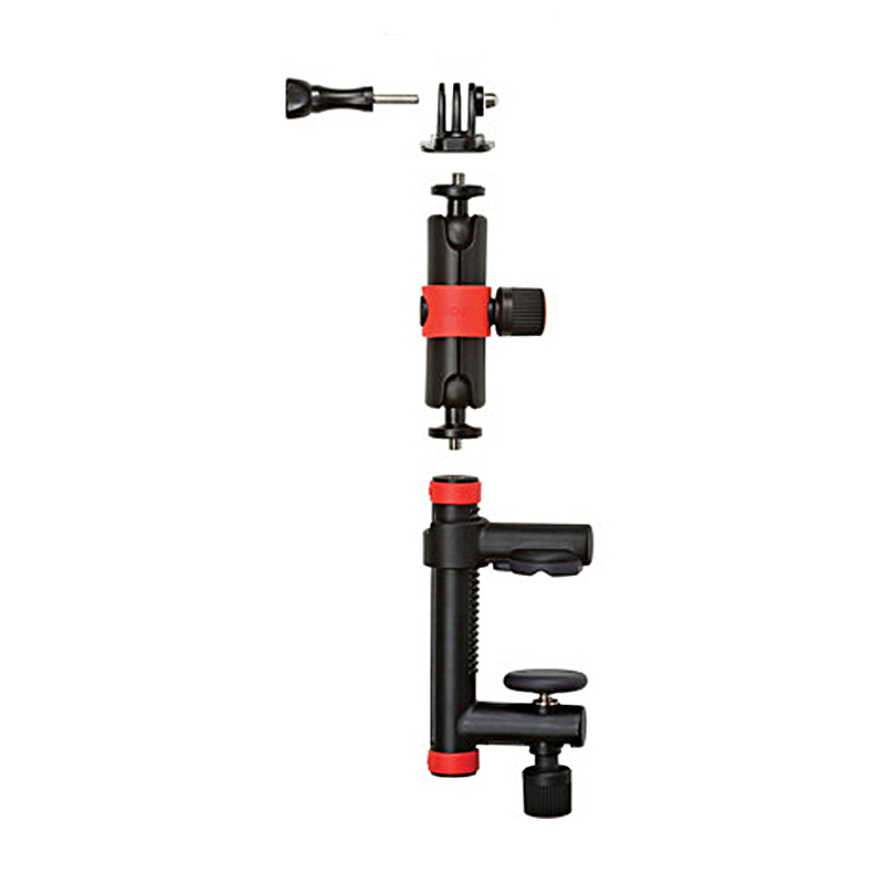 Kẹp Action Clamp with Locking Arm (Dùng cho Gopro, Osmo Action, Sjcam...)