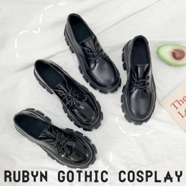 Giày Boot Oxford cổ thấp cá tính ( BÓNG & NHÁM ) ( Size 35 - 40 )