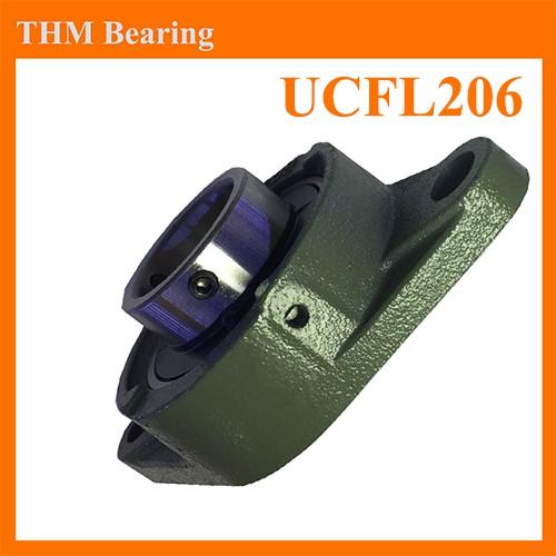 Gối đỡ vòng bi trục kích thước 30mm hình dạng UCFL206,gối đỡ trục ngang