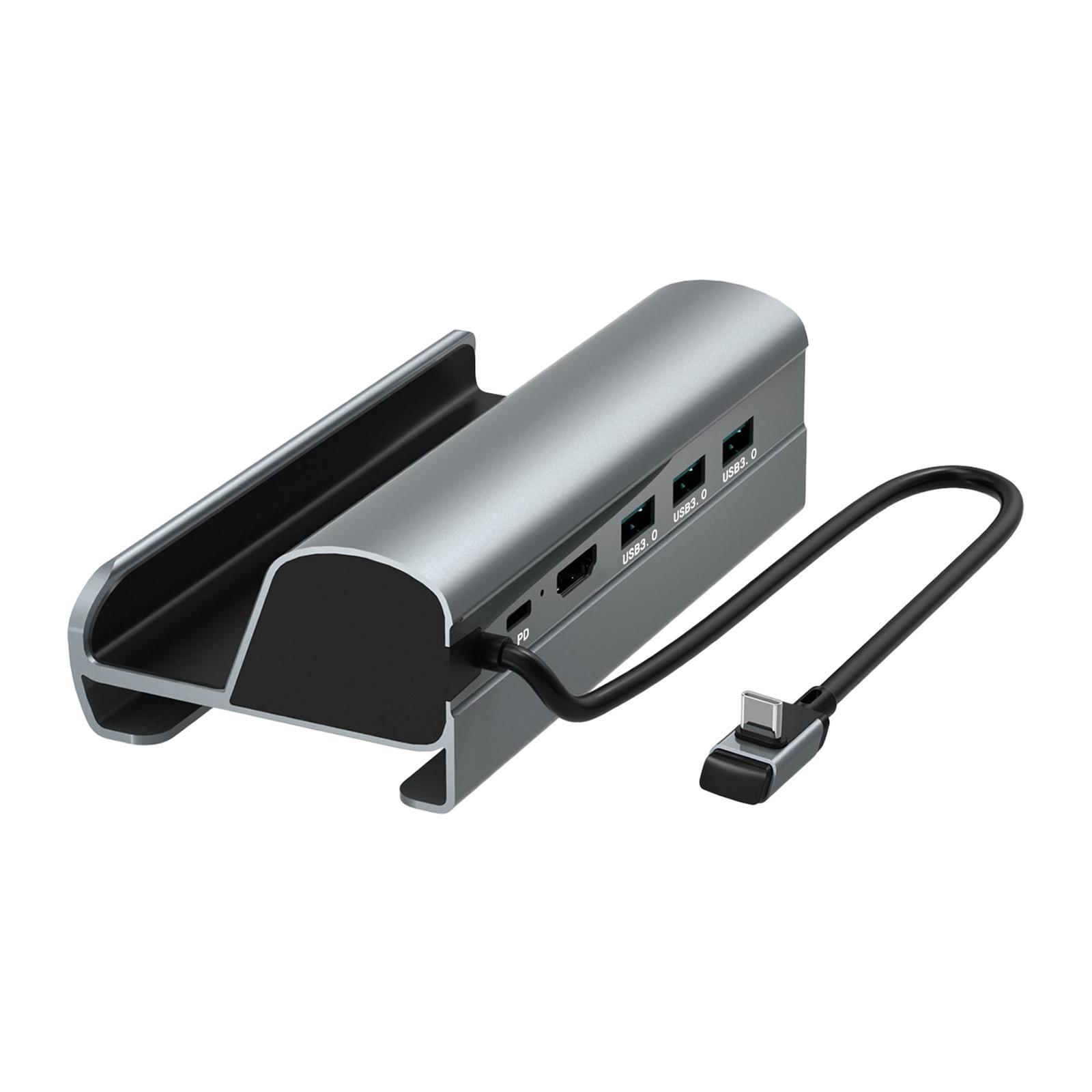 6 in 1 Docking Station Portable Multifunctional USB C Hub for Phone Keyboard
