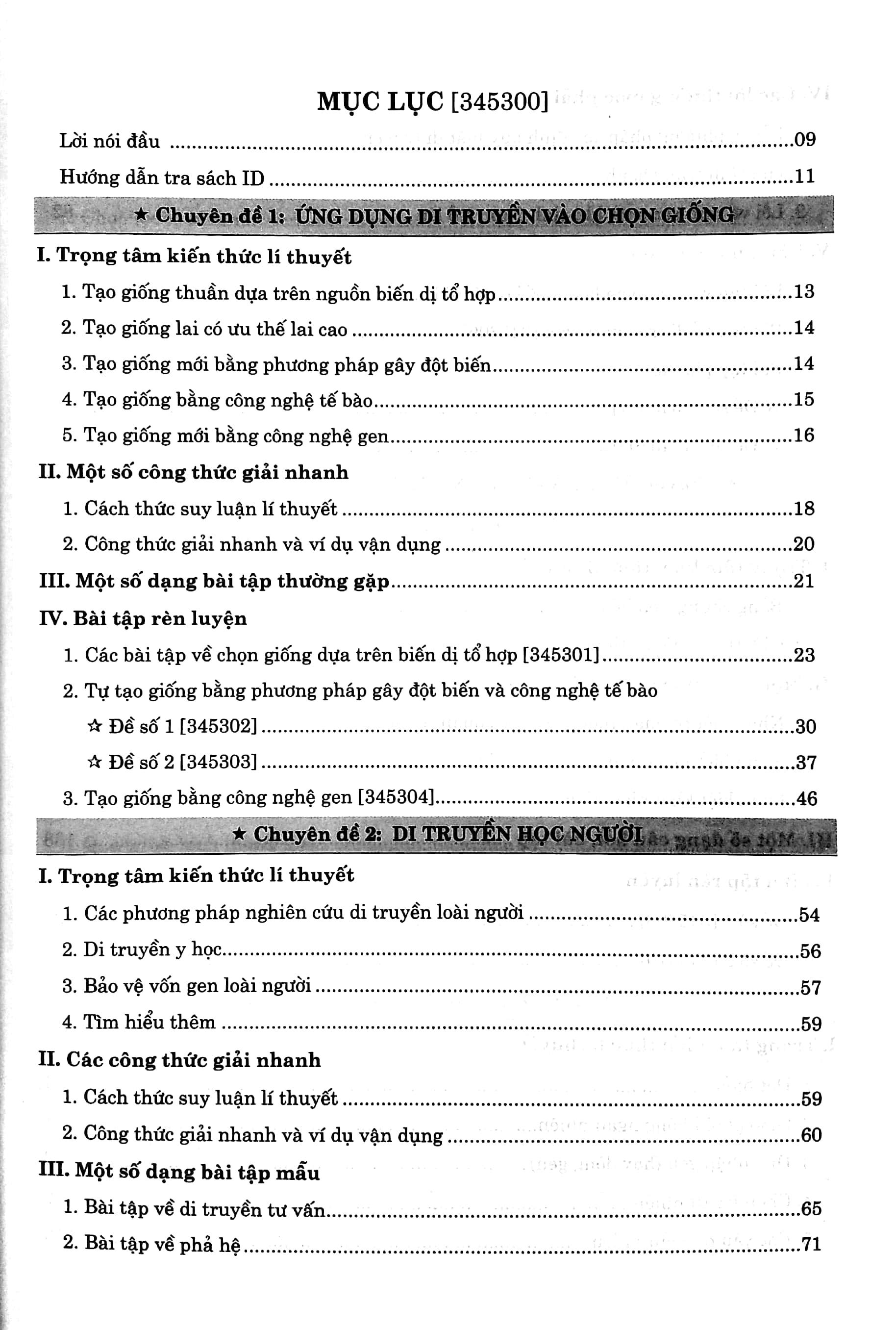 Tự Học Sinh Học Tập 3: Ứng Dụng Di Truyền Học, Tiến Hoá Và Sinh Thái