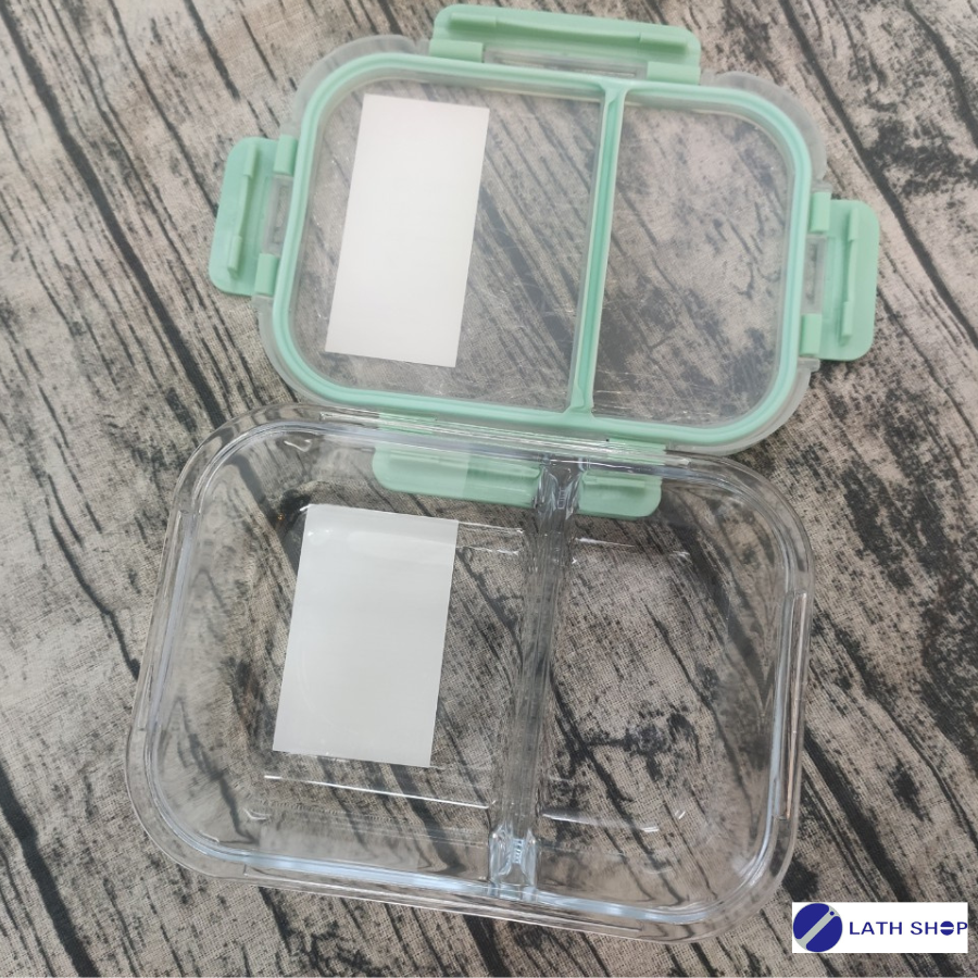 Hộp Thủy Tinh Lock&Amp;Lock 2 Ngăn Glass Food Container 600Ml, 860Ml Llg456 - Hàng Chính Hãng - Llg456 600Ml