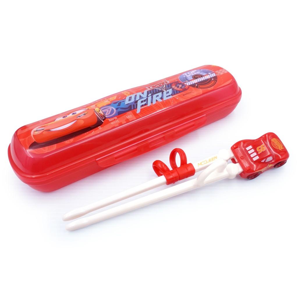 Đũa tập ăn 3D Disney kèm hộp đựng tiện lợi cho bé