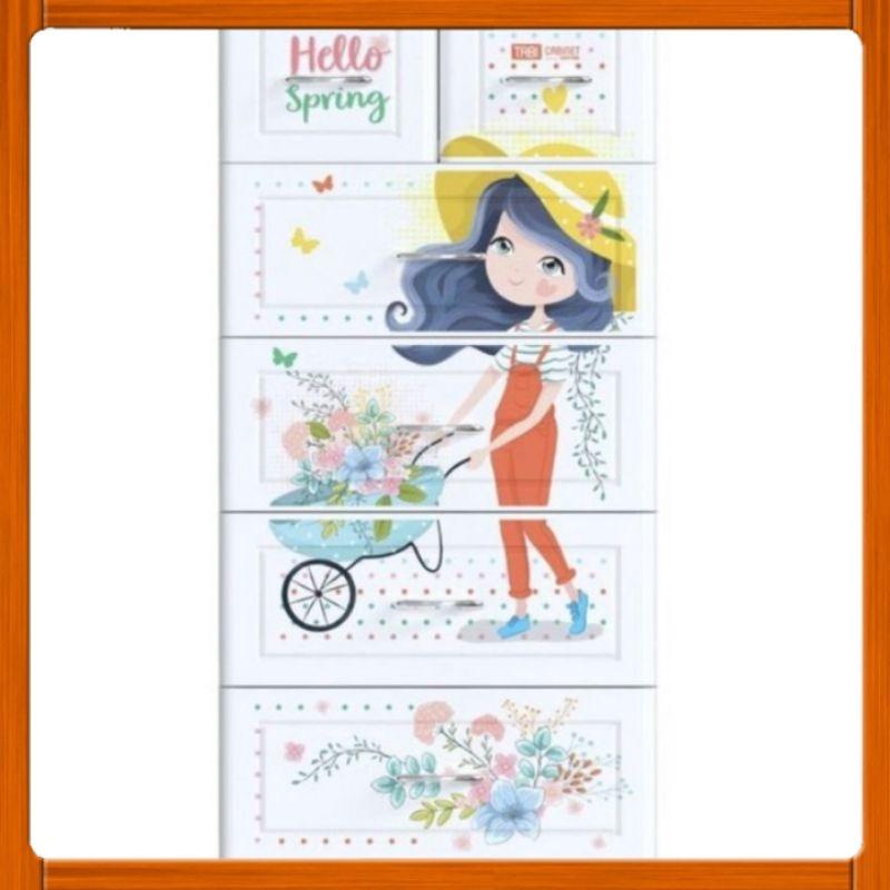 Tủ Nhựa Tabi Cô Gái 5 tầng