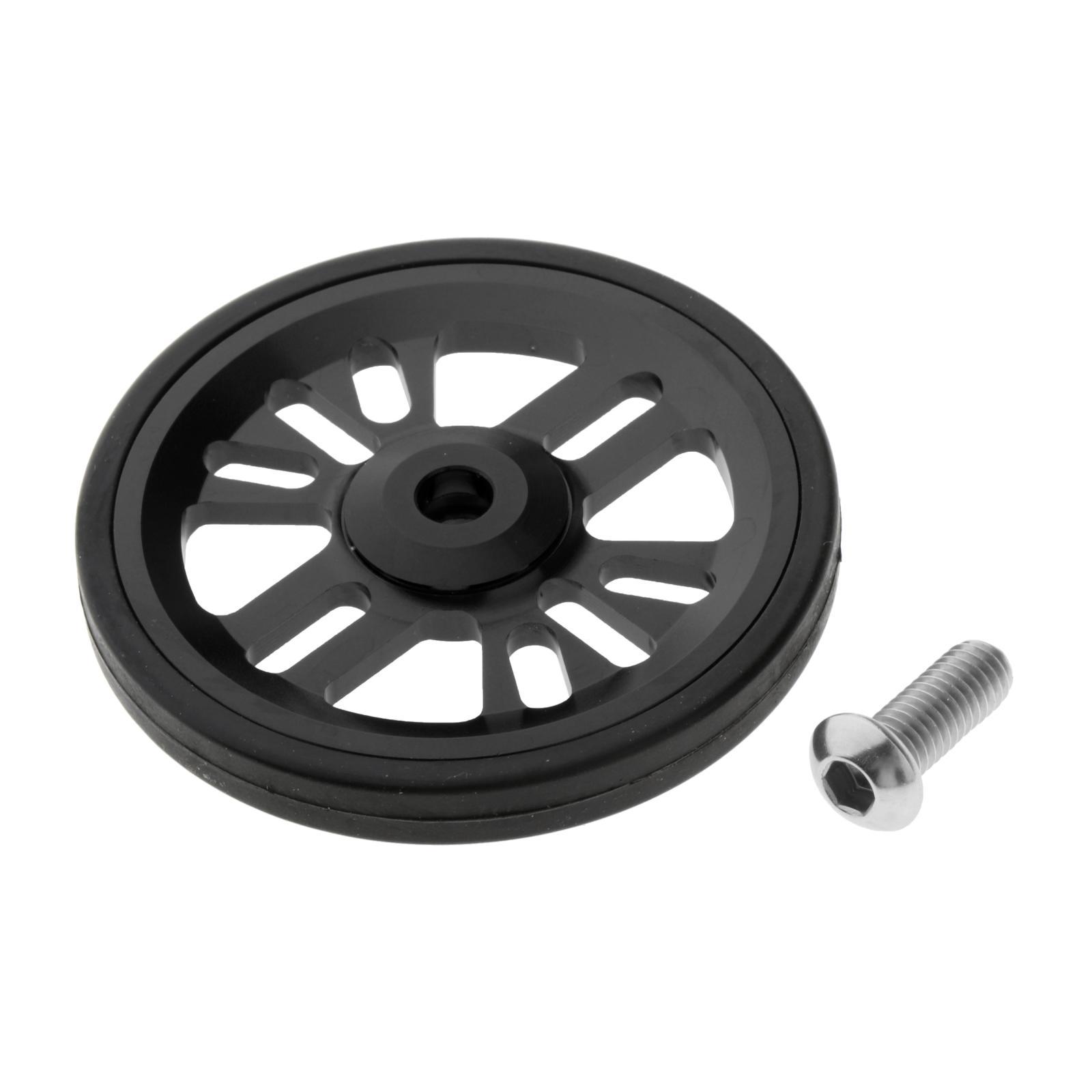 Folding Bike Easy Wheels 6cm for Brompton Foldable Bicycle Transporting Pushing Walking Components Parts