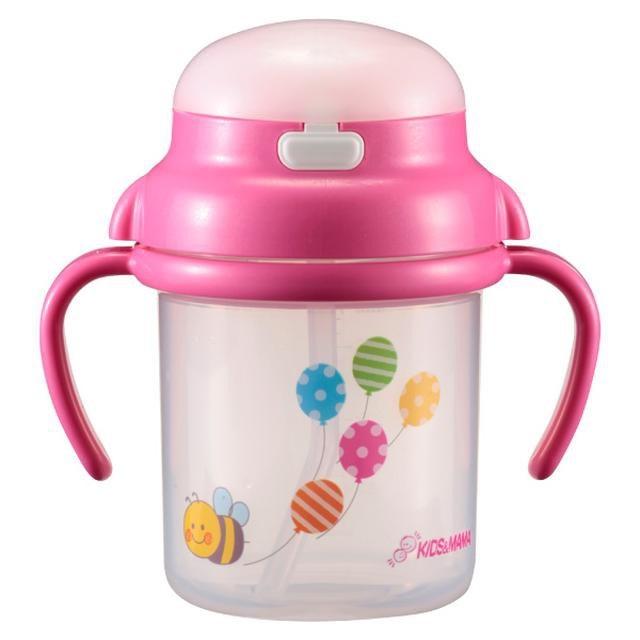 Bình tập uống nước cho bé Kids&amp;Mama 270ml (Nhiều màu