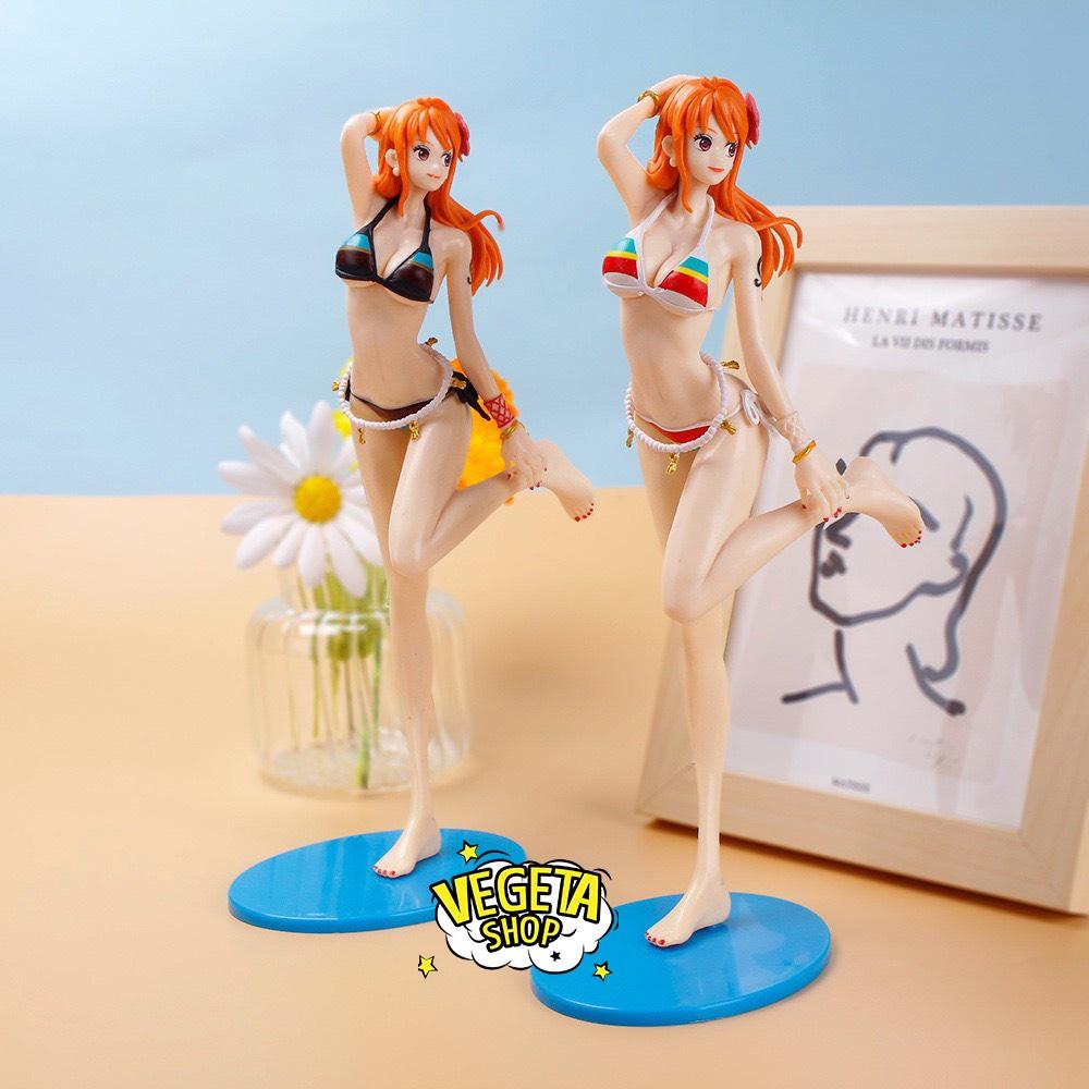 Mô hình One Piece - Nami sexy quyến rũ xinh đẹp dễ thương tạo dáng bãi biển - Cao 24cm