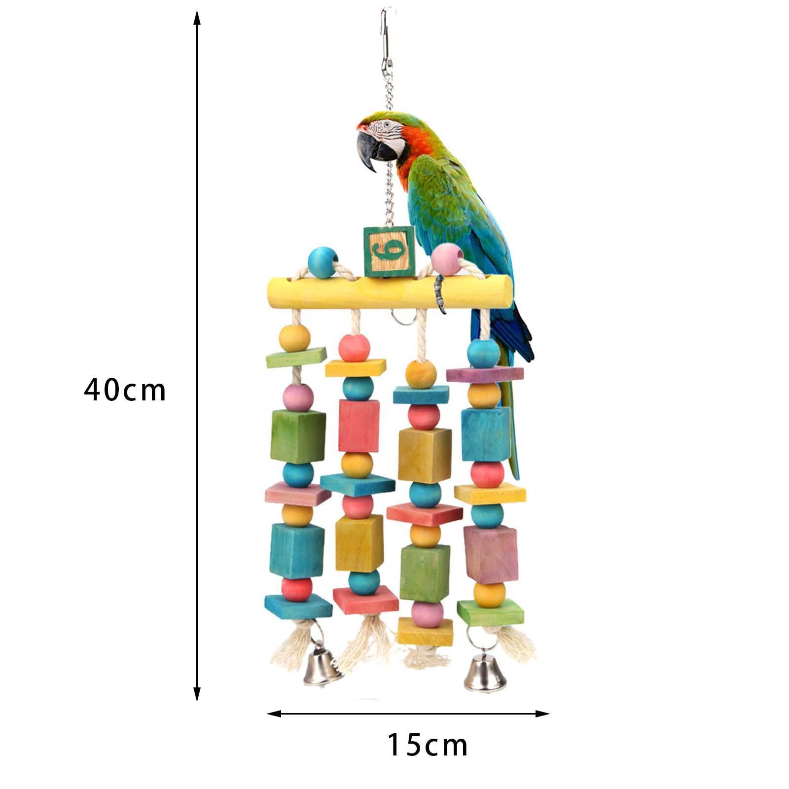 Wooden Hamster Chinchilla Rabbit Tearing Toy Parakeets Chew Bird Chewing Toy