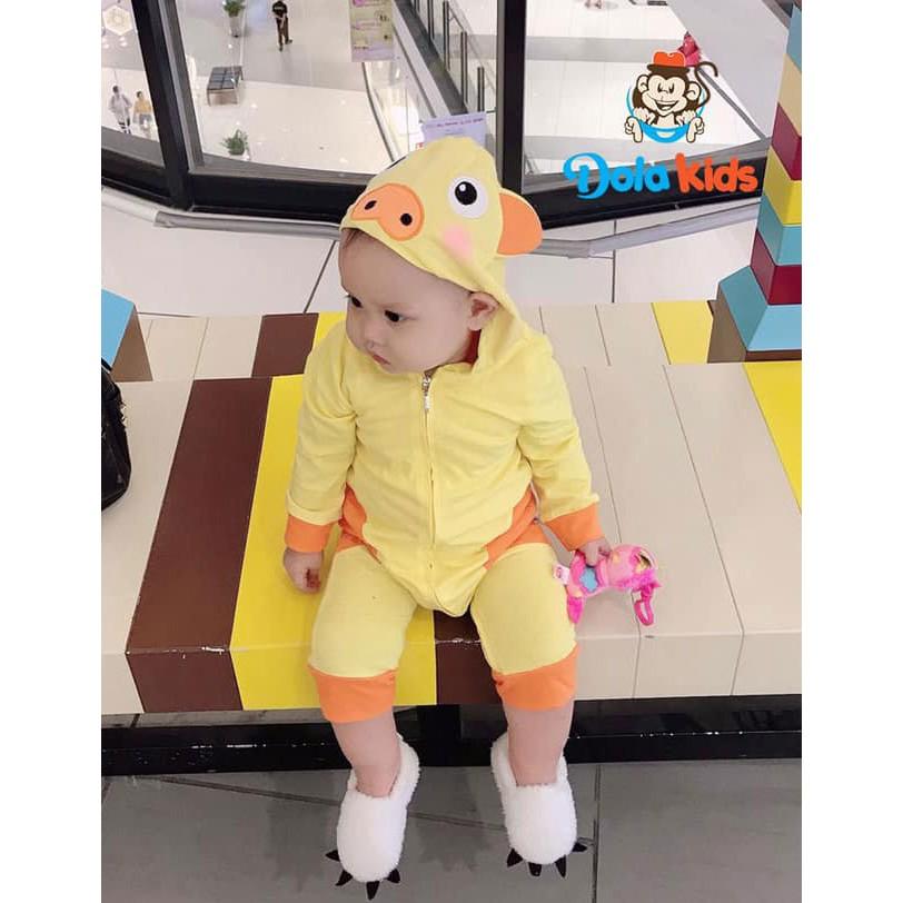 Body Hình Thú Dài Tay Cho Bé - hình thú siêu cưng 100% cotton