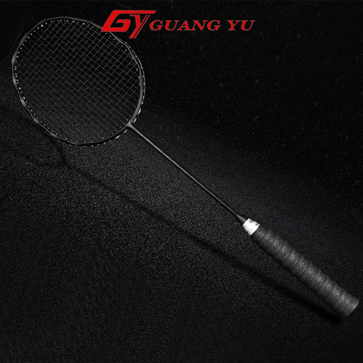 Vợt cầu lông Guangyu 5U khung xoắn carbon lưới đan sẵn ( vợt đơn ) - V06