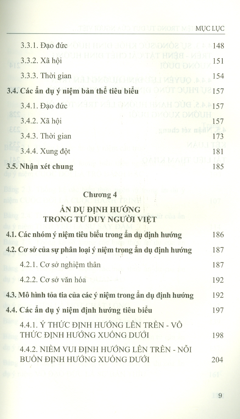 Ẩn Dụ Ý Niệm Trong Tư Duy Của Người Việt