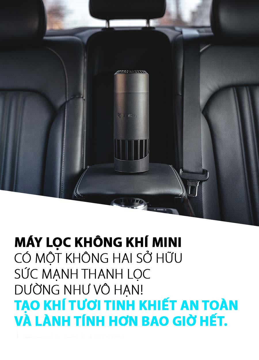 Máy lọc không khí Airdog mini (AirCap) CZ-20T - Hàng nhập khẩu