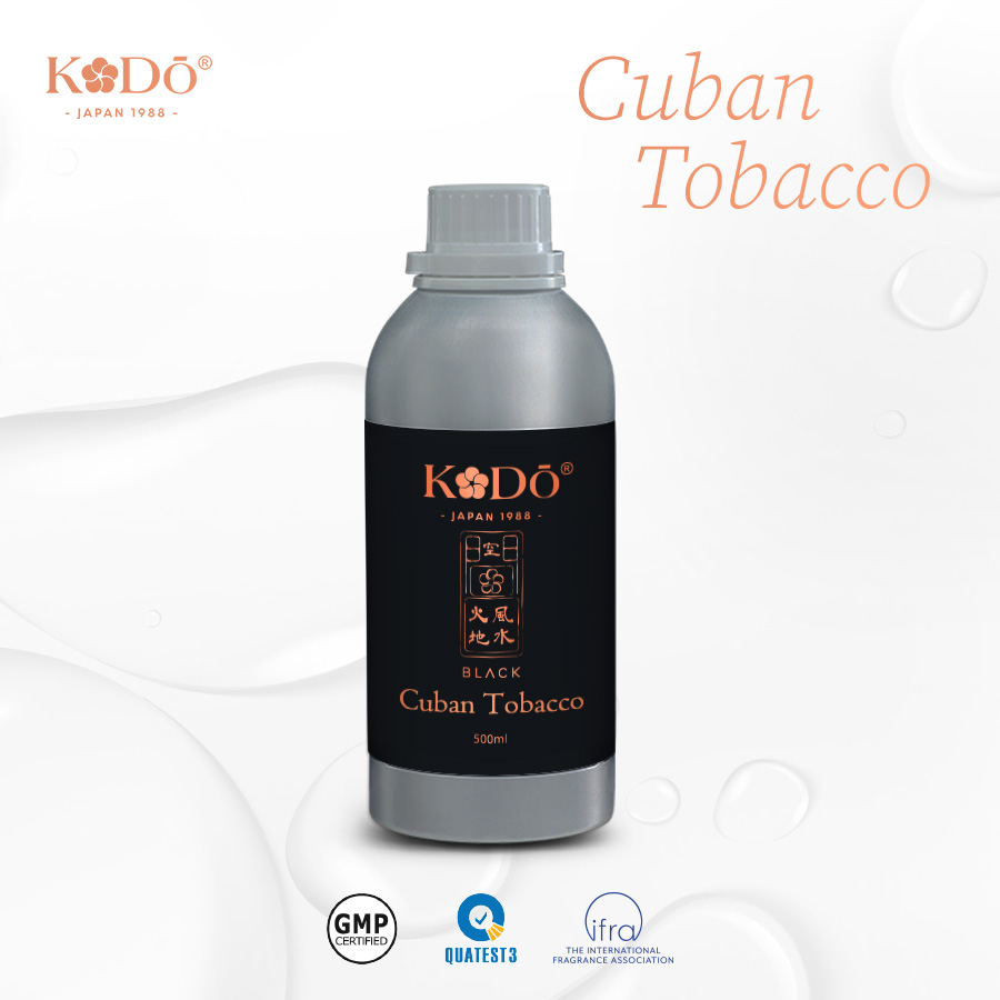 KODO - Cuban Tobacco - Tinh Dầu Nước Hoa Thơm Phòng Nguyên Chất – Black Collection - 15ml/110ml/500ml