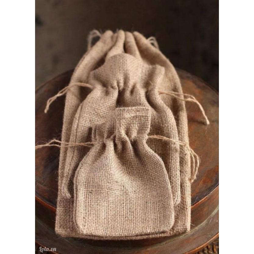 Vải bố 1m x1m2 sợi đay trang trí nhà, handmade, decor, phông chụp ảnh
