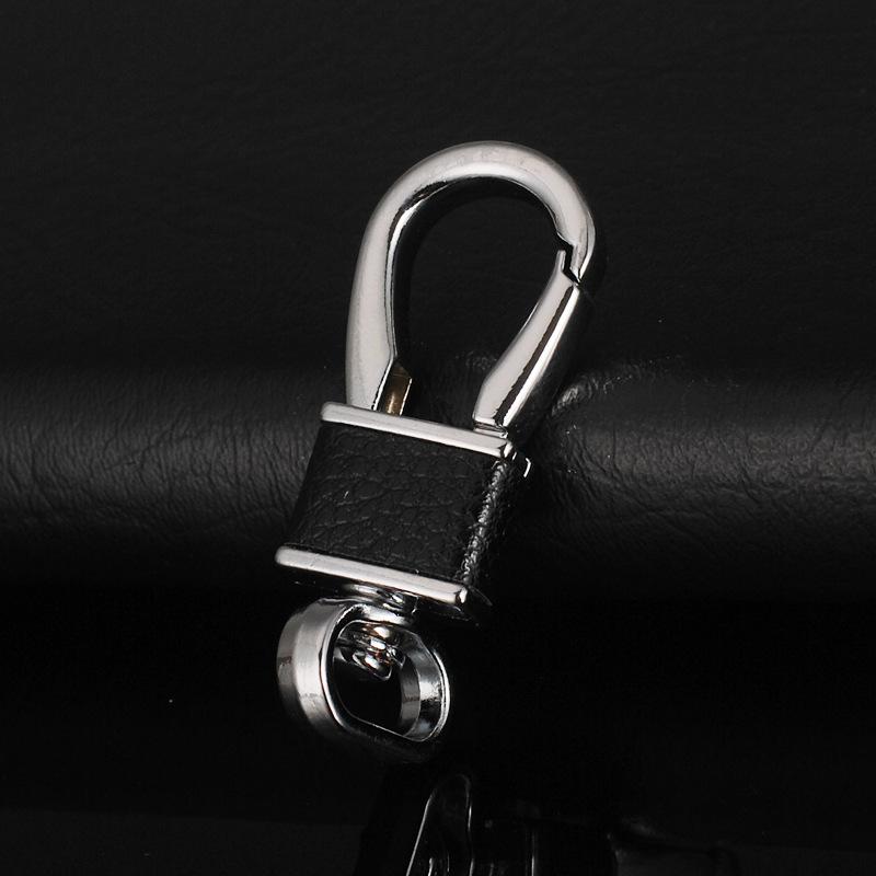 Car key chain leather keychain Alloy Metal Keyring key cover pendant for Honda Nissan Toyota Perodua Proton