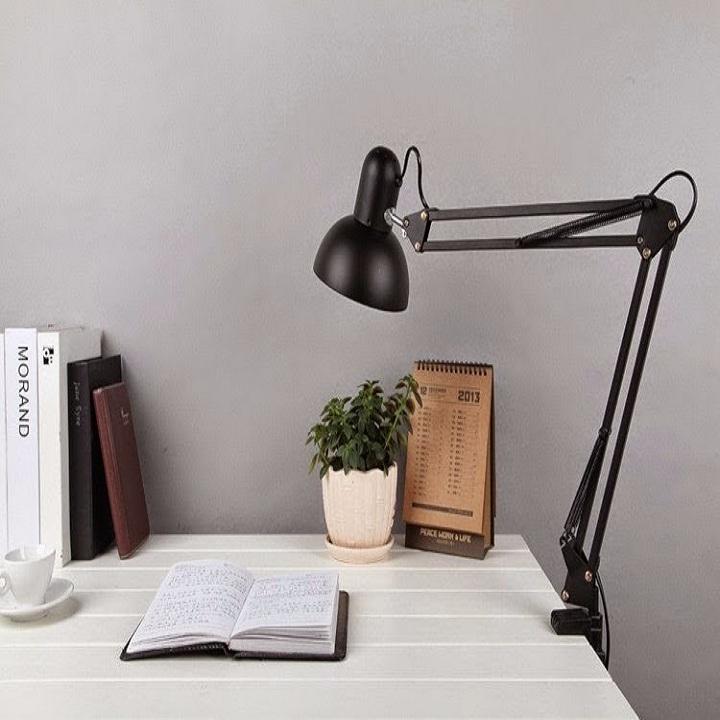 Đèn Để Bàn, Đèn Học Chống Cận Xoay 360 - Kèm Kẹp Bàn chống xê dịch - GDHN Loại Tốt