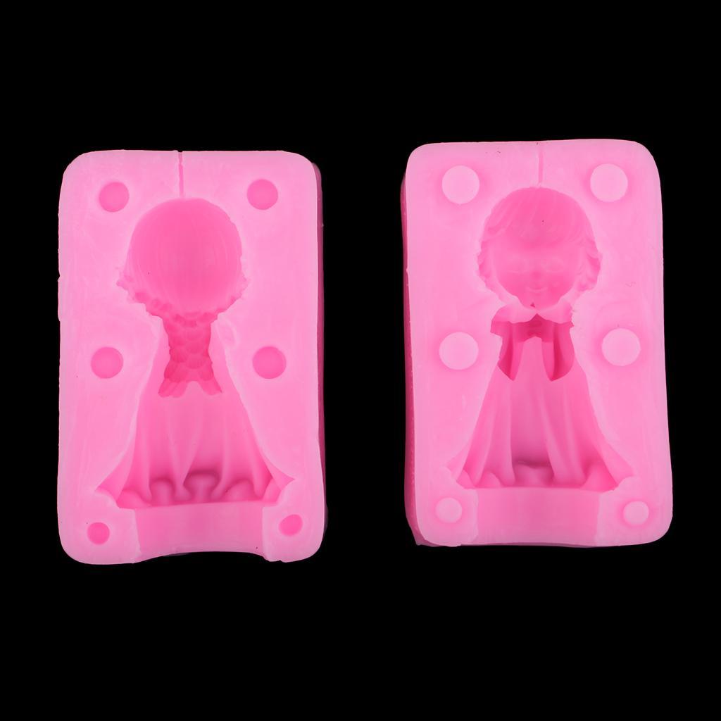 3D Angel Silicone  Chocolate  Fondant Soap Pastry Baking