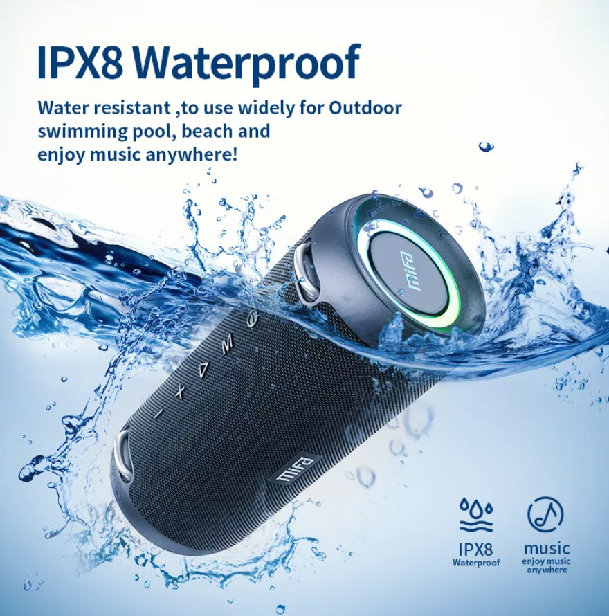 Loa Bluetooth MIFA A90 Công Suất 40W, IPX8 Waterproof - Hàng Chính Hãng