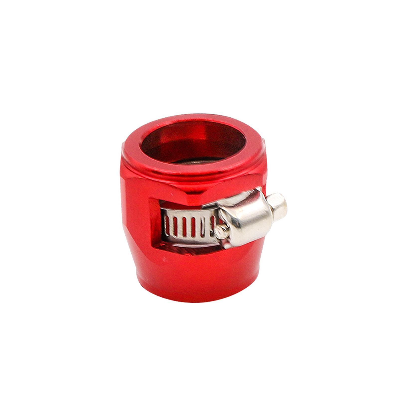4x Hose Finisher Clamps, Fuel Line Hose End Cover Clamp Fitting, Professional Hose Connectors, Fuel Oil Air and Water Hose Tube Clip