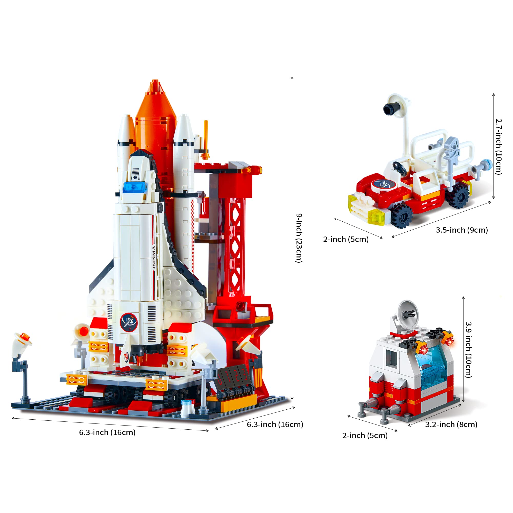 Bộ xây dựng thám hiểm không gian Space Shuttle Lắp Ráp, Món quà sáng tạo và giáo dục dành cho trẻ em từ 6-12 tuổi