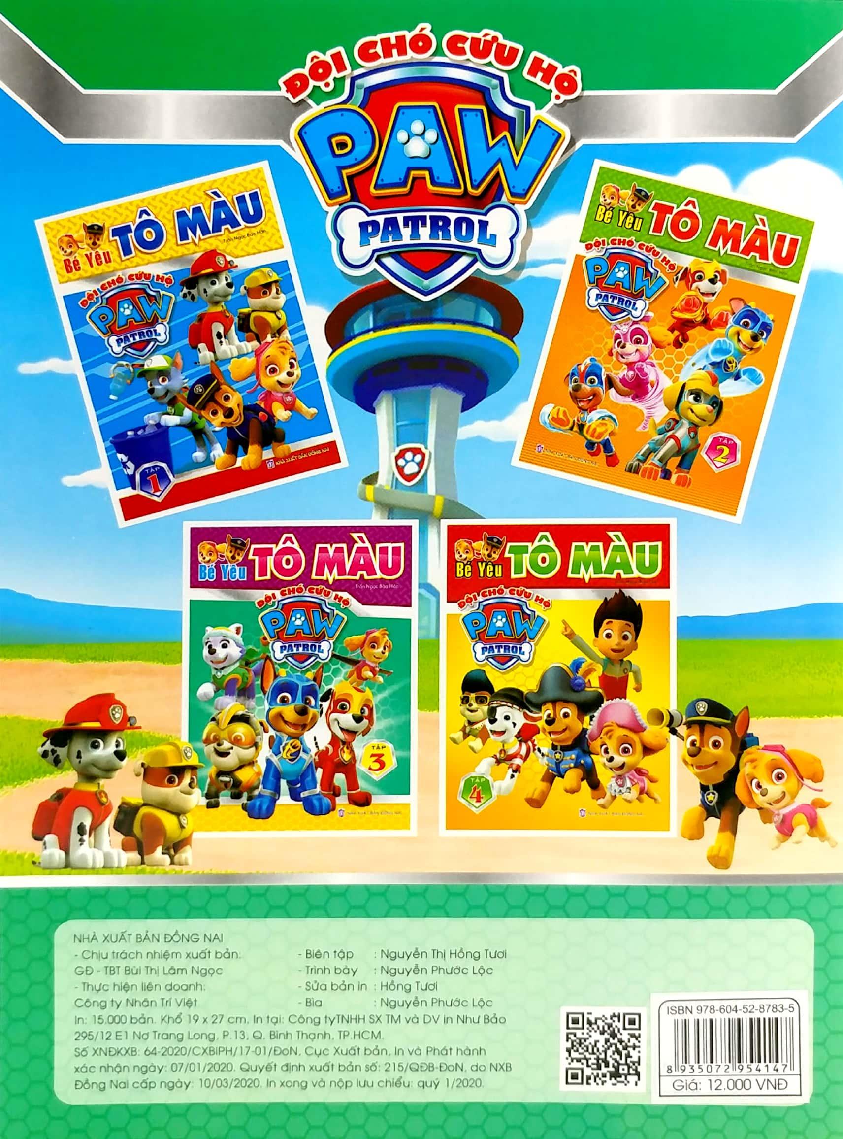 Bé Yêu Tô Màu - Đội Chó Cứu Hộ Paw Patrol - Tập 3