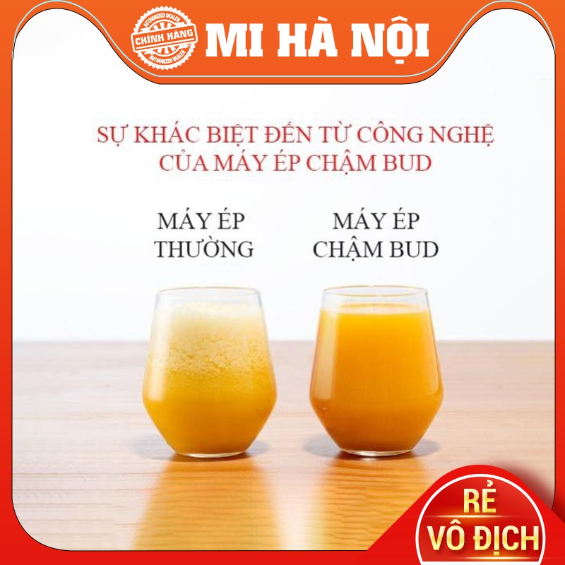 MÁY ÉP CHẬM - ÉP CỦ QUẢ CÔNG SUẤT LỚN XIAOMI BUD BJ-32 Pro 2 cối ép-hàng chính hãng