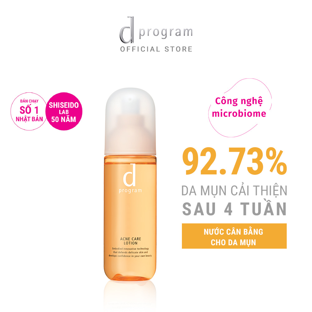 Nước Cân Bằng Cho Da Mụn Nhạy Cảm d program Acne Care Lotion 125ml