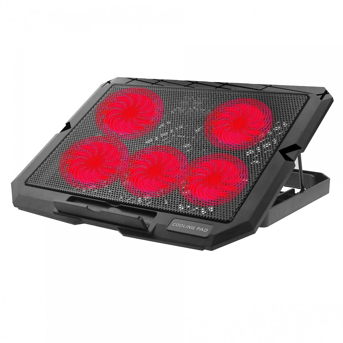 Đế Tản Nhiệt Laptop X5 5 Quạt Lớn Có Đèn Led 2 Cổng USB