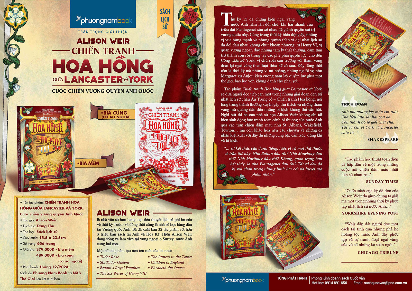 CHIẾN TRANH HOA HỒNG GIỮA LANCASTER VÀ YORK: CUỘC CHIẾN VƯƠNG QUYỀN ANH QUỐC