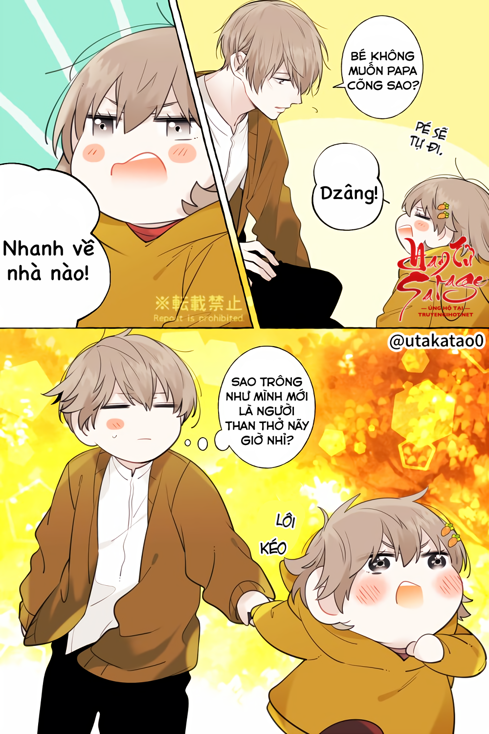 papa khi đi làm và khi ở nhà chapter 38 2