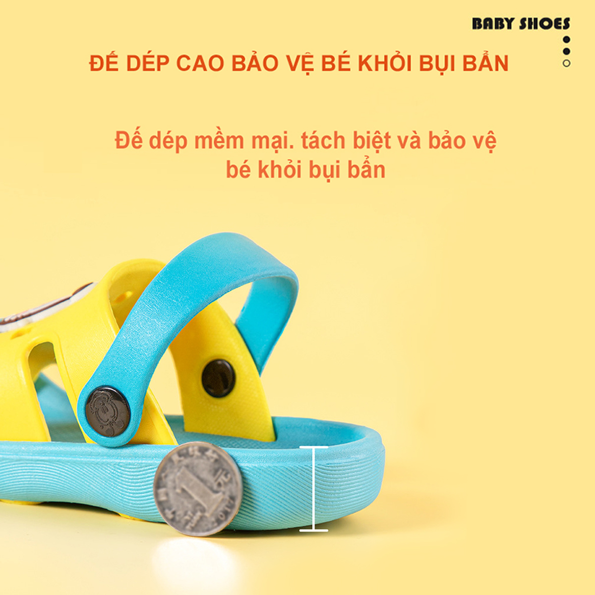 Dép Sục BobDog BD - 93A Siêu Mềm Siêu Nhẹ Chống Trơn Trượt Cho Bé Trai Bé Gái - 4 Màu Đính Sticker Ngộ Nghĩnh